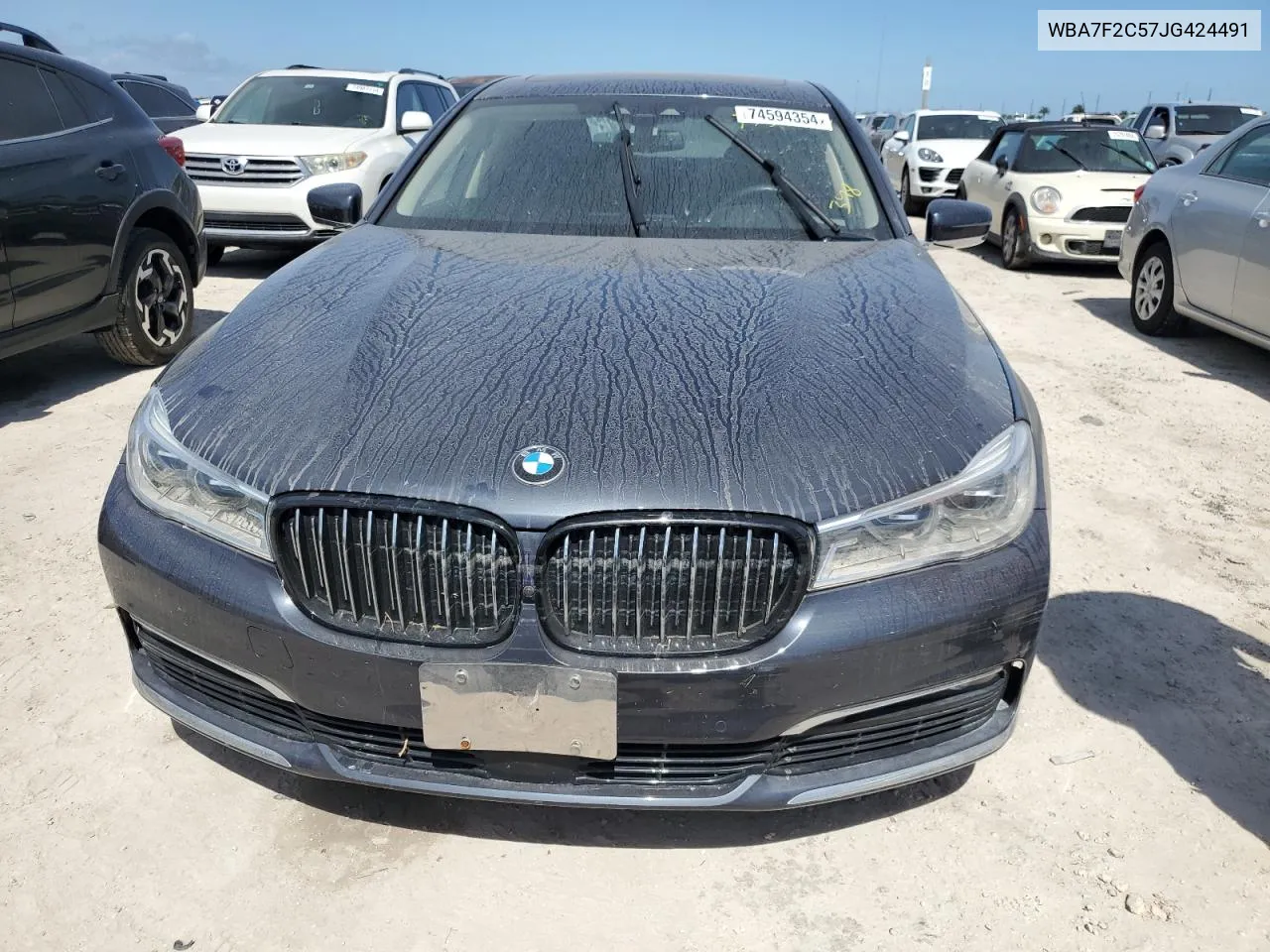 2018 BMW 750 Xi VIN: WBA7F2C57JG424491 Lot: 74594354