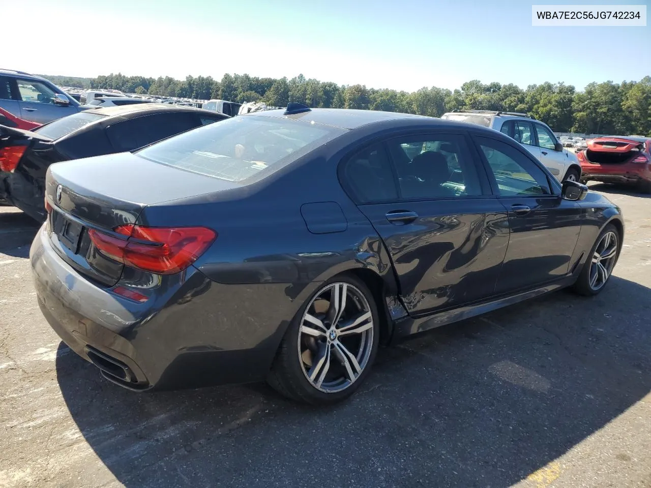 2018 BMW 740 I VIN: WBA7E2C56JG742234 Lot: 76716154