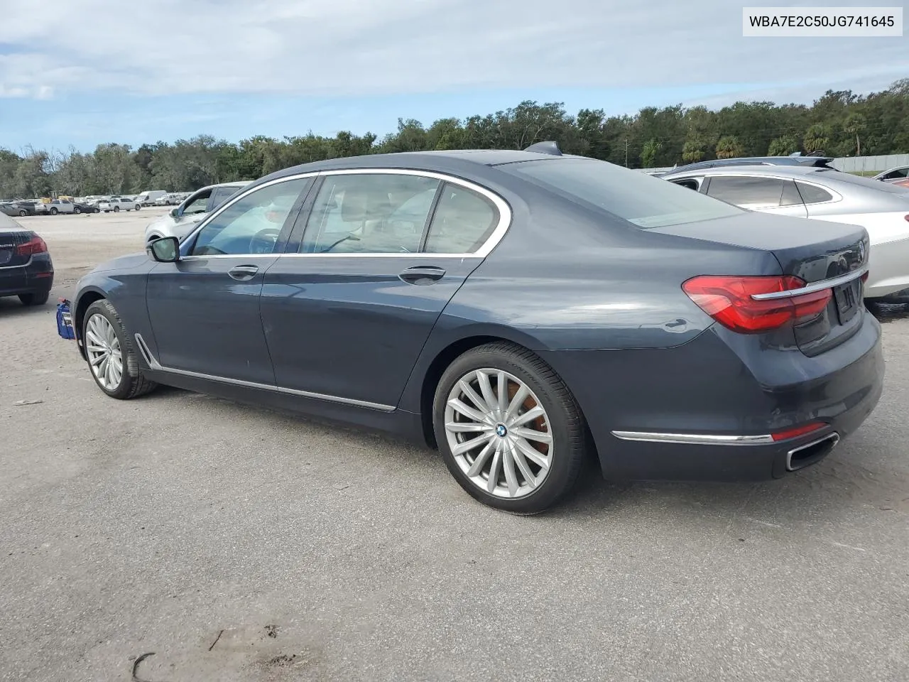 2018 BMW 740 I VIN: WBA7E2C50JG741645 Lot: 76933794