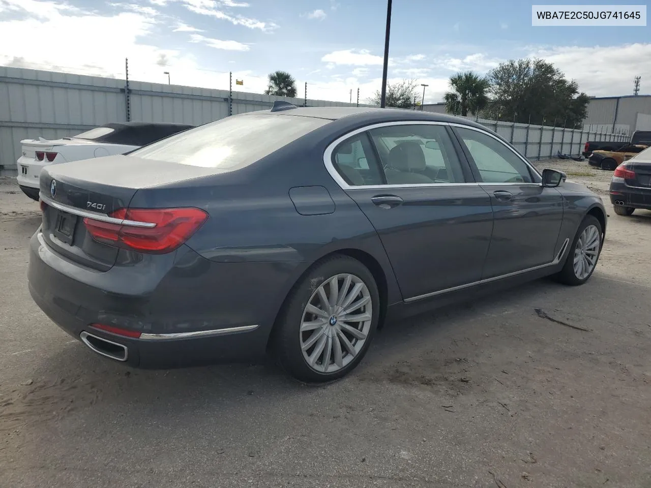 2018 BMW 740 I VIN: WBA7E2C50JG741645 Lot: 76933794