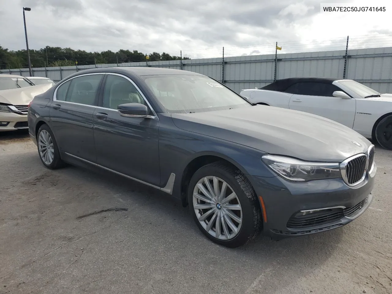 2018 BMW 740 I VIN: WBA7E2C50JG741645 Lot: 76933794