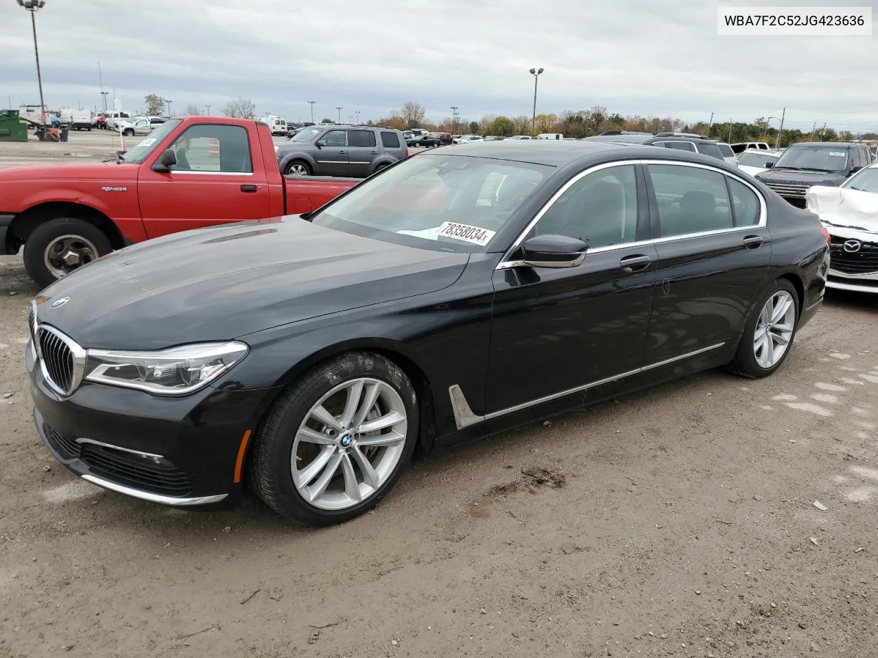 2018 BMW 750 Xi VIN: WBA7F2C52JG423636 Lot: 78358034