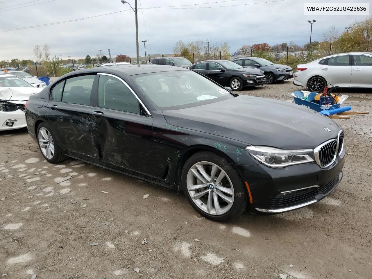 2018 BMW 750 Xi VIN: WBA7F2C52JG423636 Lot: 78358034