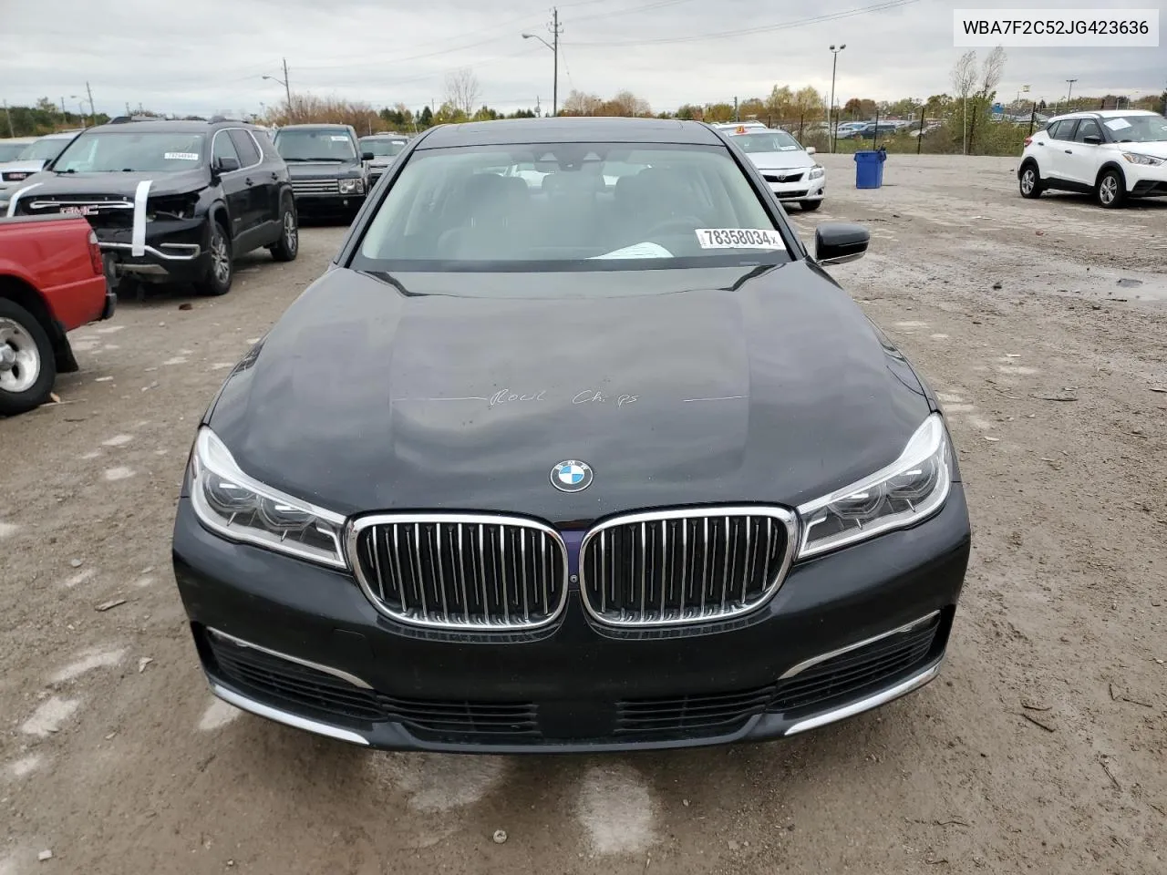 2018 BMW 750 Xi VIN: WBA7F2C52JG423636 Lot: 78358034