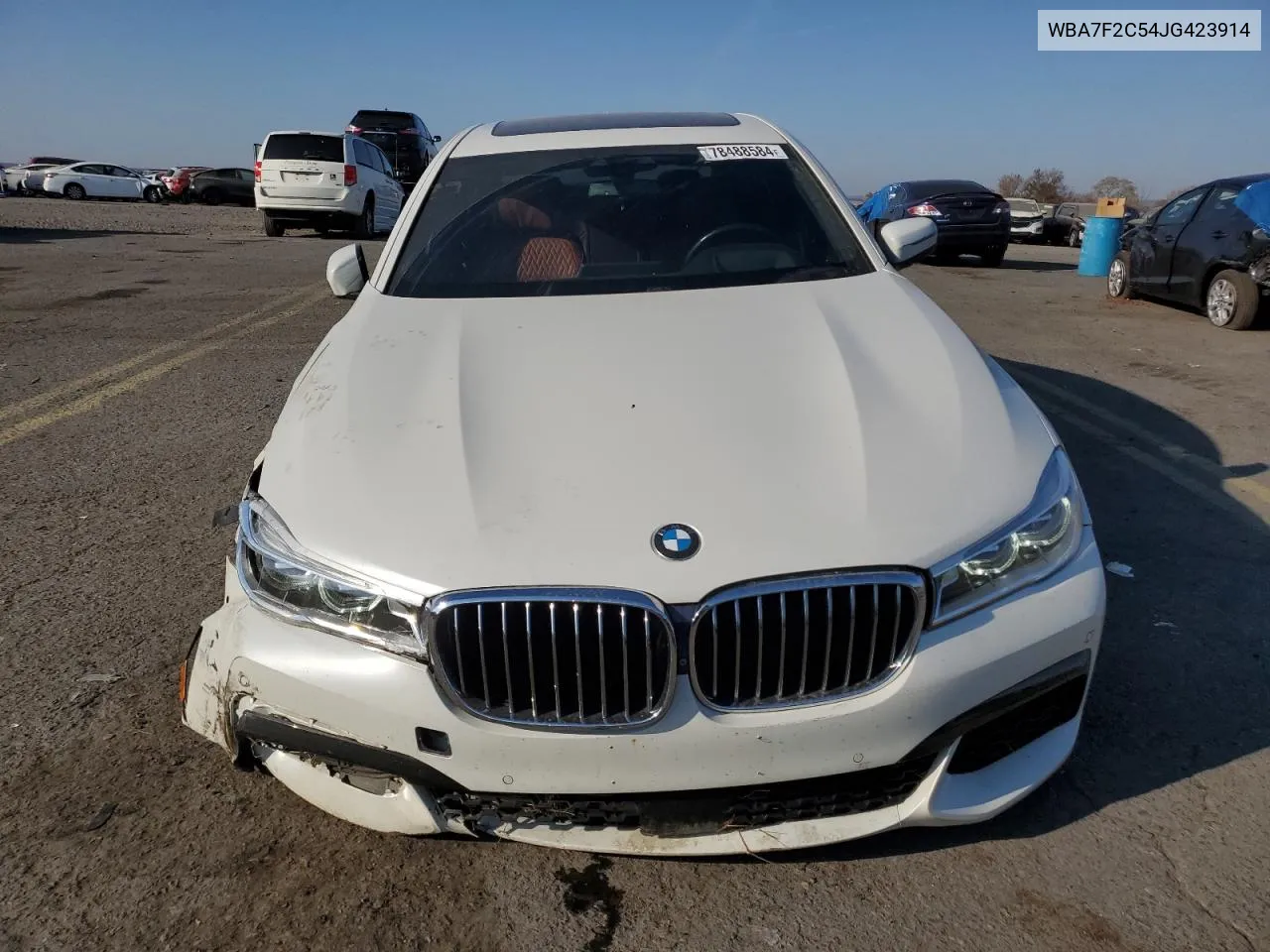 2018 BMW 750 Xi VIN: WBA7F2C54JG423914 Lot: 78488584