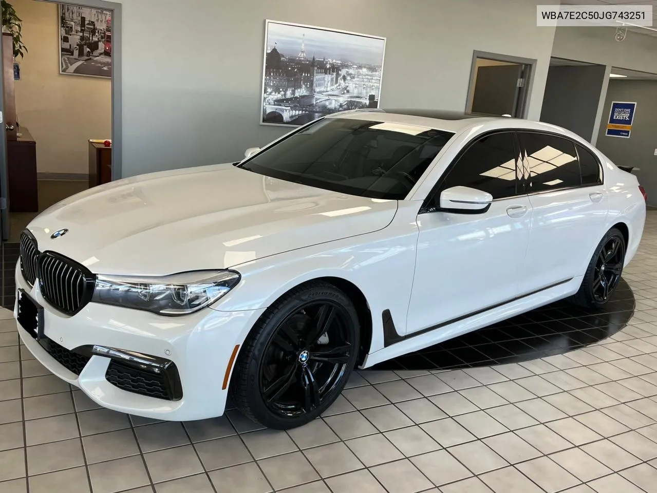 2018 BMW 740 I VIN: WBA7E2C50JG743251 Lot: 80632294