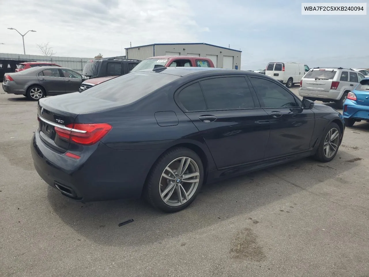 2019 BMW 750 Xi VIN: WBA7F2C5XKB240094 Lot: 52735614