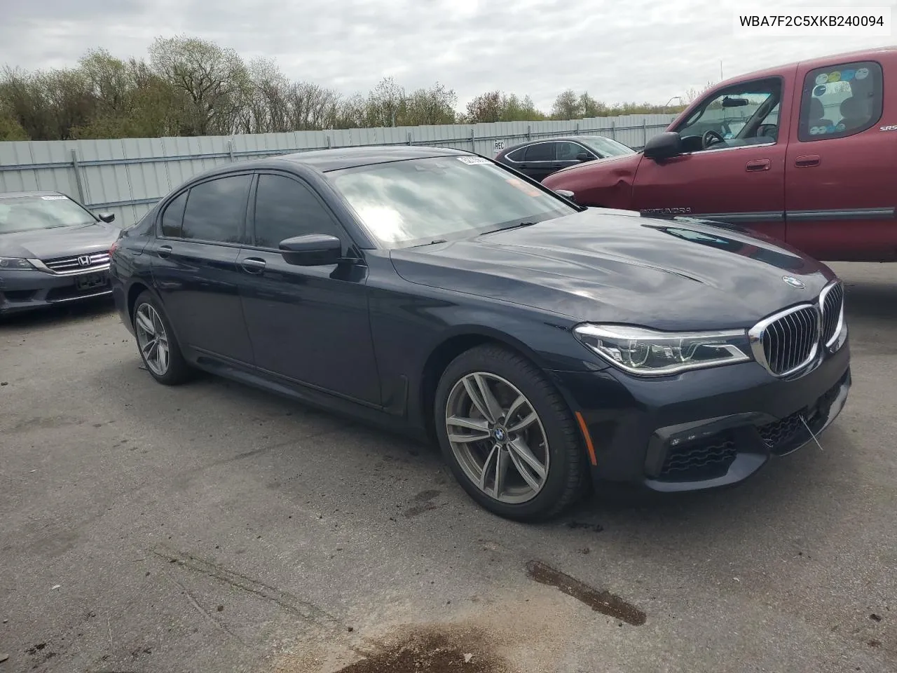 2019 BMW 750 Xi VIN: WBA7F2C5XKB240094 Lot: 52735614