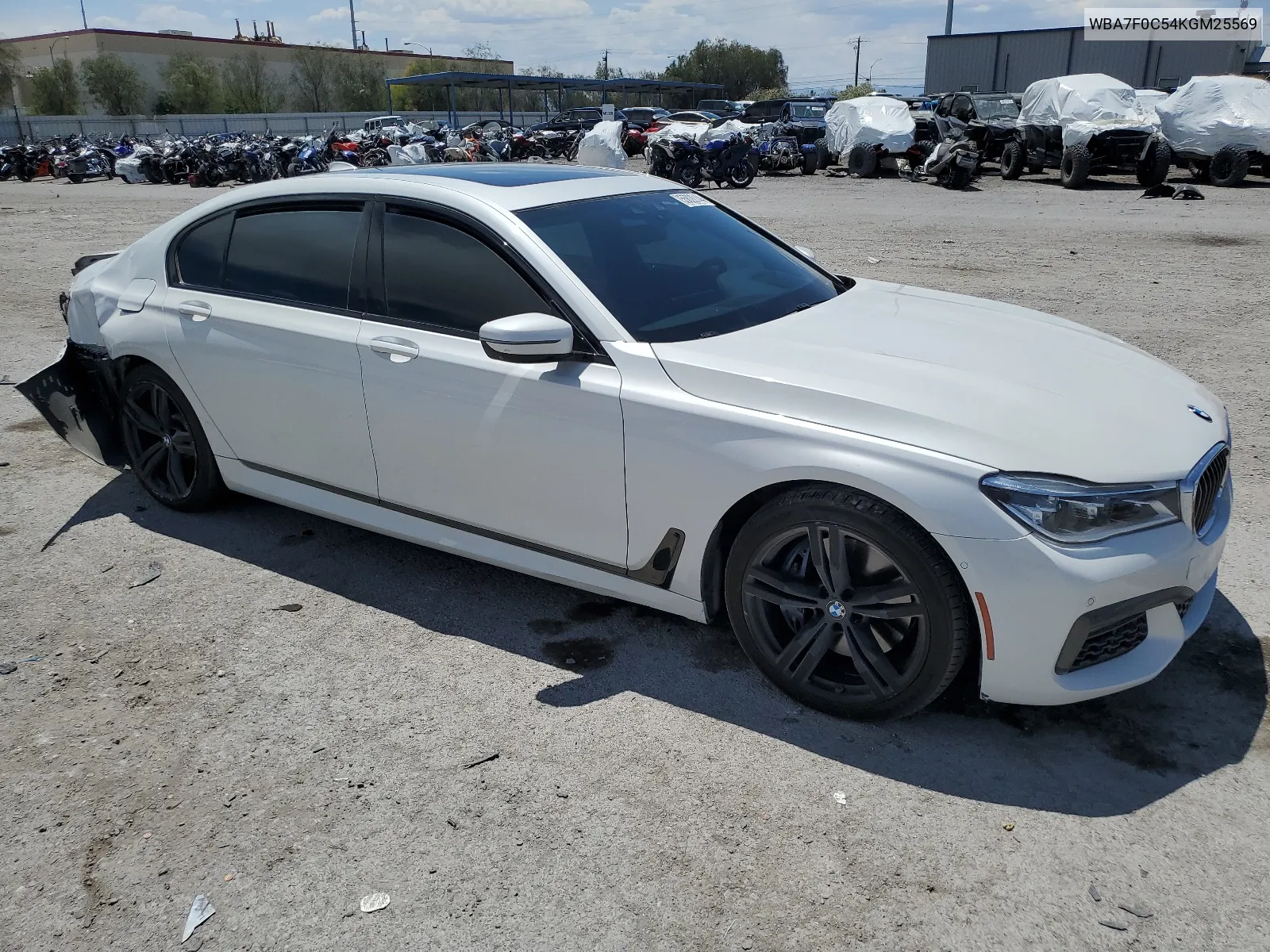 2019 BMW 750 I VIN: WBA7F0C54KGM25569 Lot: 55026144