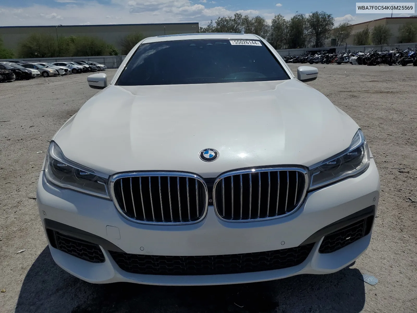 2019 BMW 750 I VIN: WBA7F0C54KGM25569 Lot: 55026144