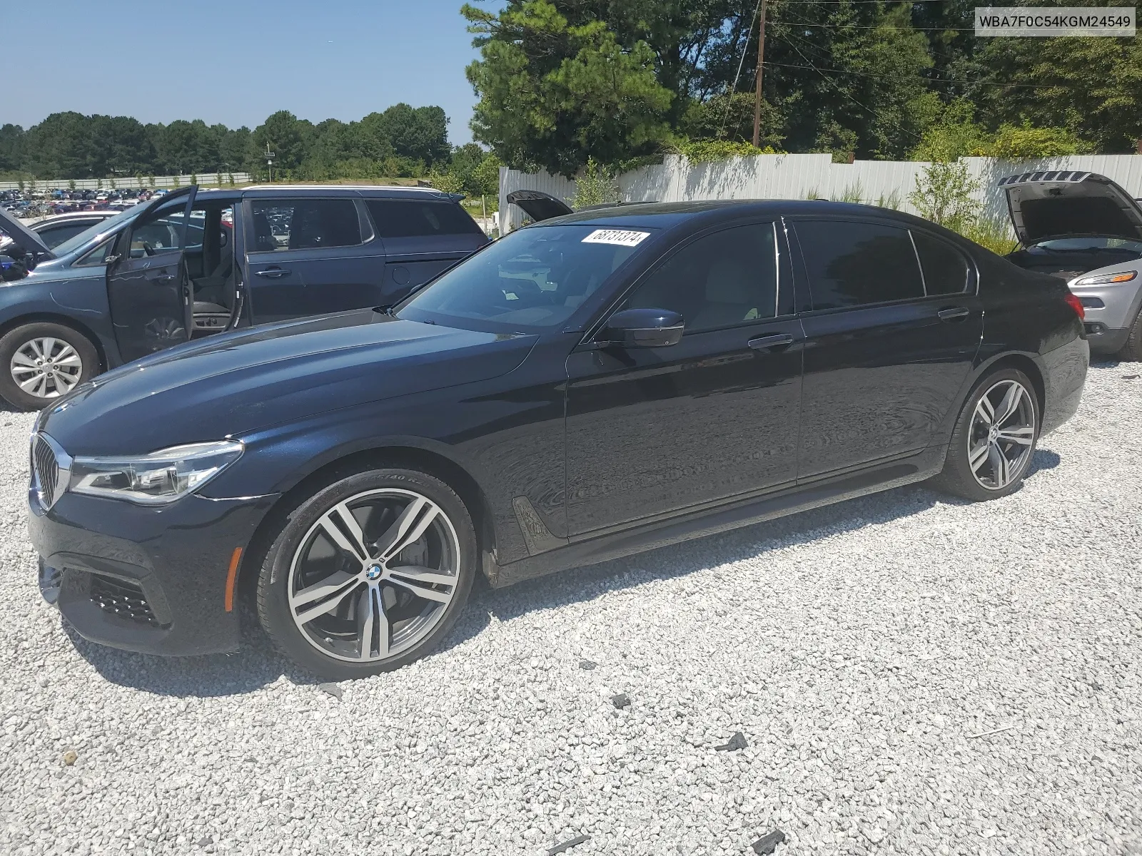 2019 BMW 750 I VIN: WBA7F0C54KGM24549 Lot: 68731374