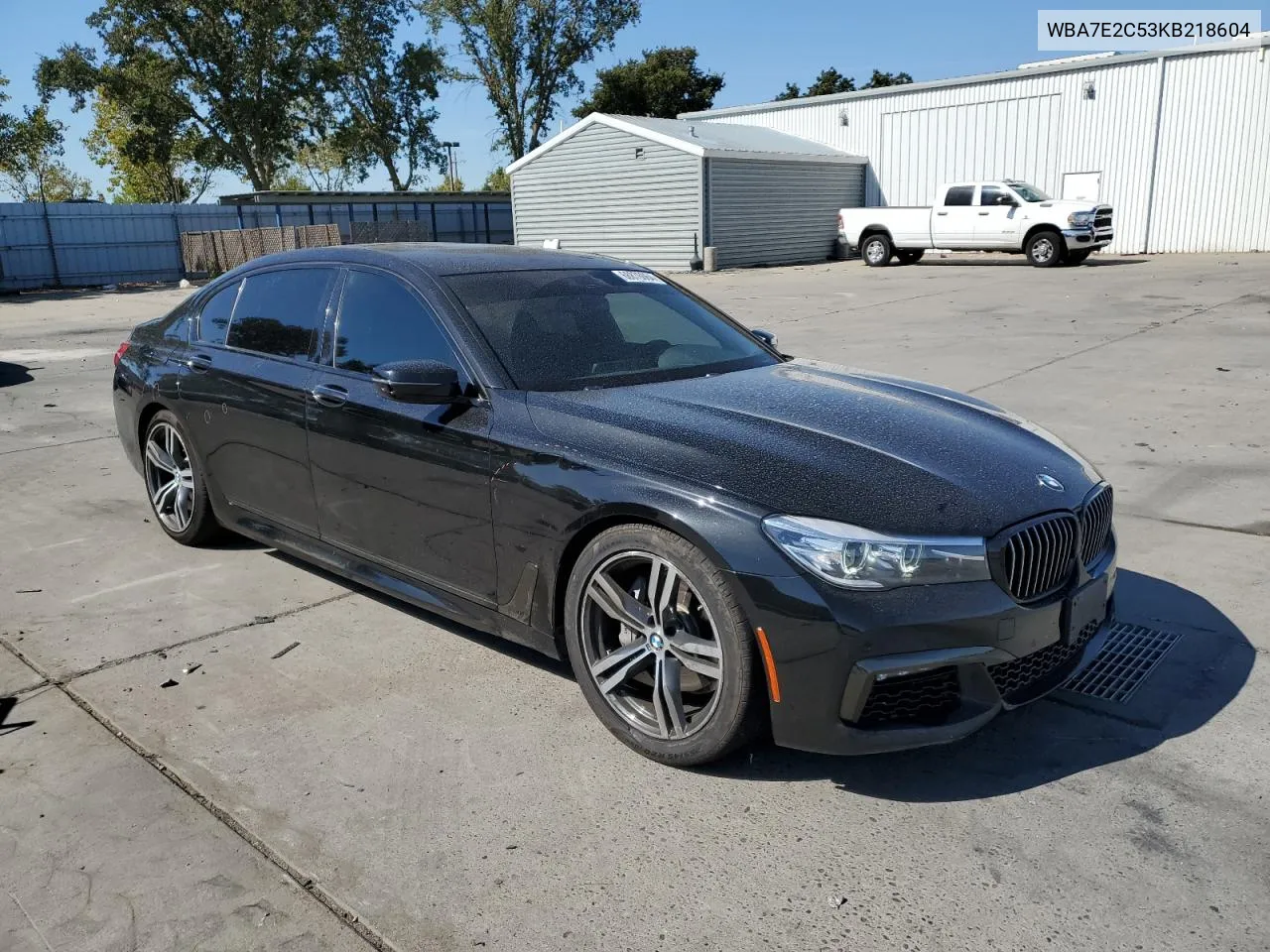 2019 BMW 740 I VIN: WBA7E2C53KB218604 Lot: 68878664