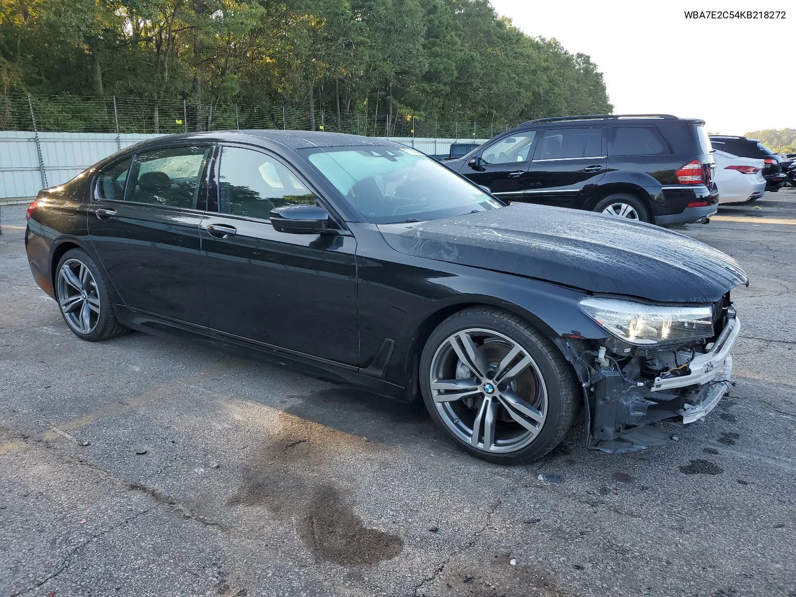 2019 BMW 740 I VIN: WBA7E2C54KB218272 Lot: 68987154