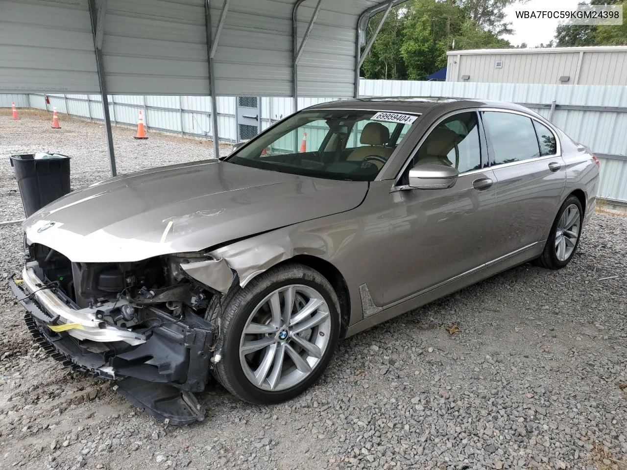 WBA7F0C59KGM24398 2019 BMW 750 I