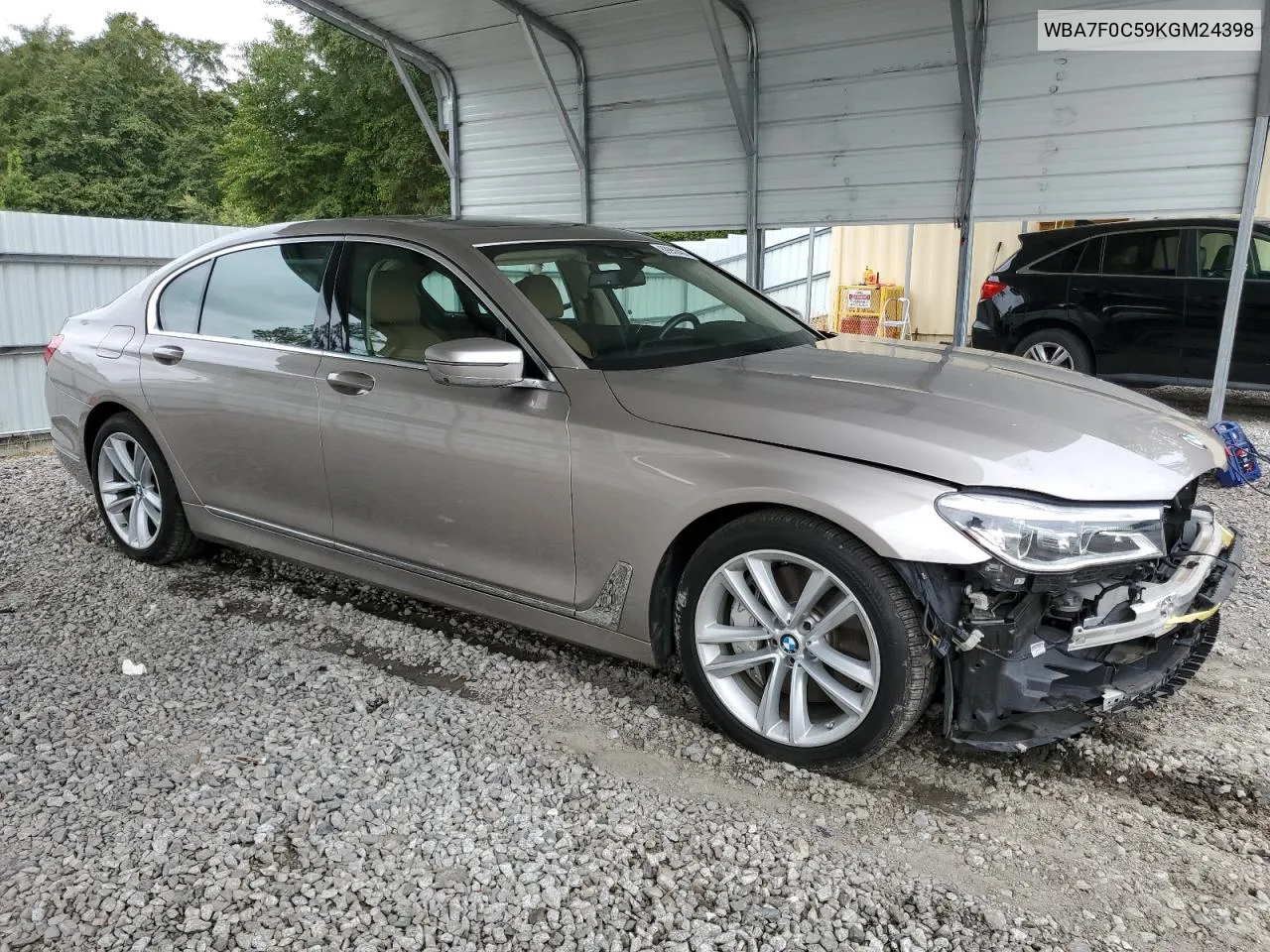 2019 BMW 750 I VIN: WBA7F0C59KGM24398 Lot: 69959404