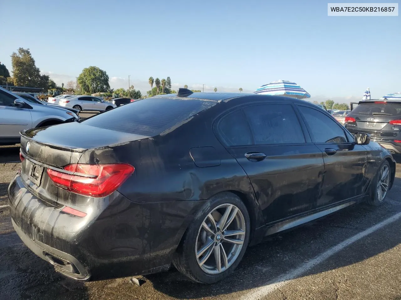 WBA7E2C50KB216857 2019 BMW 740 I