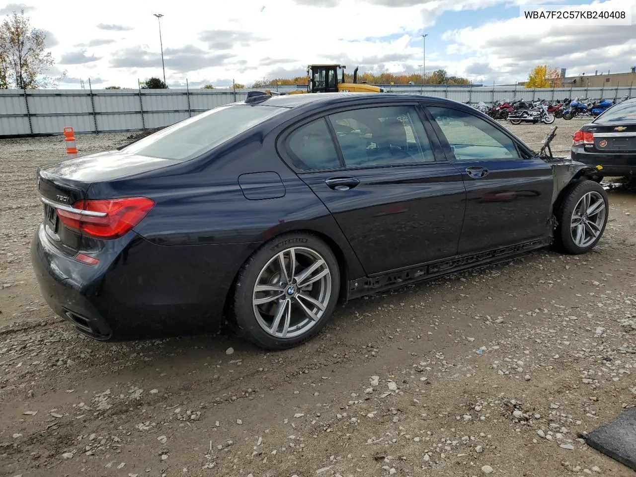 2019 BMW 750 Xi VIN: WBA7F2C57KB240408 Lot: 75825244