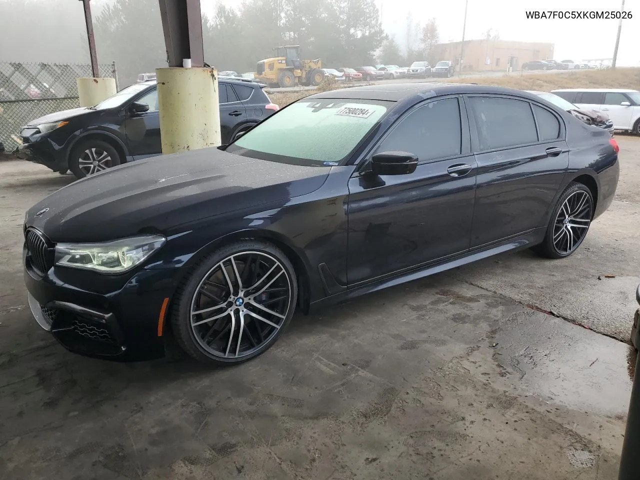 2019 BMW 750 I VIN: WBA7F0C5XKGM25026 Lot: 77500284