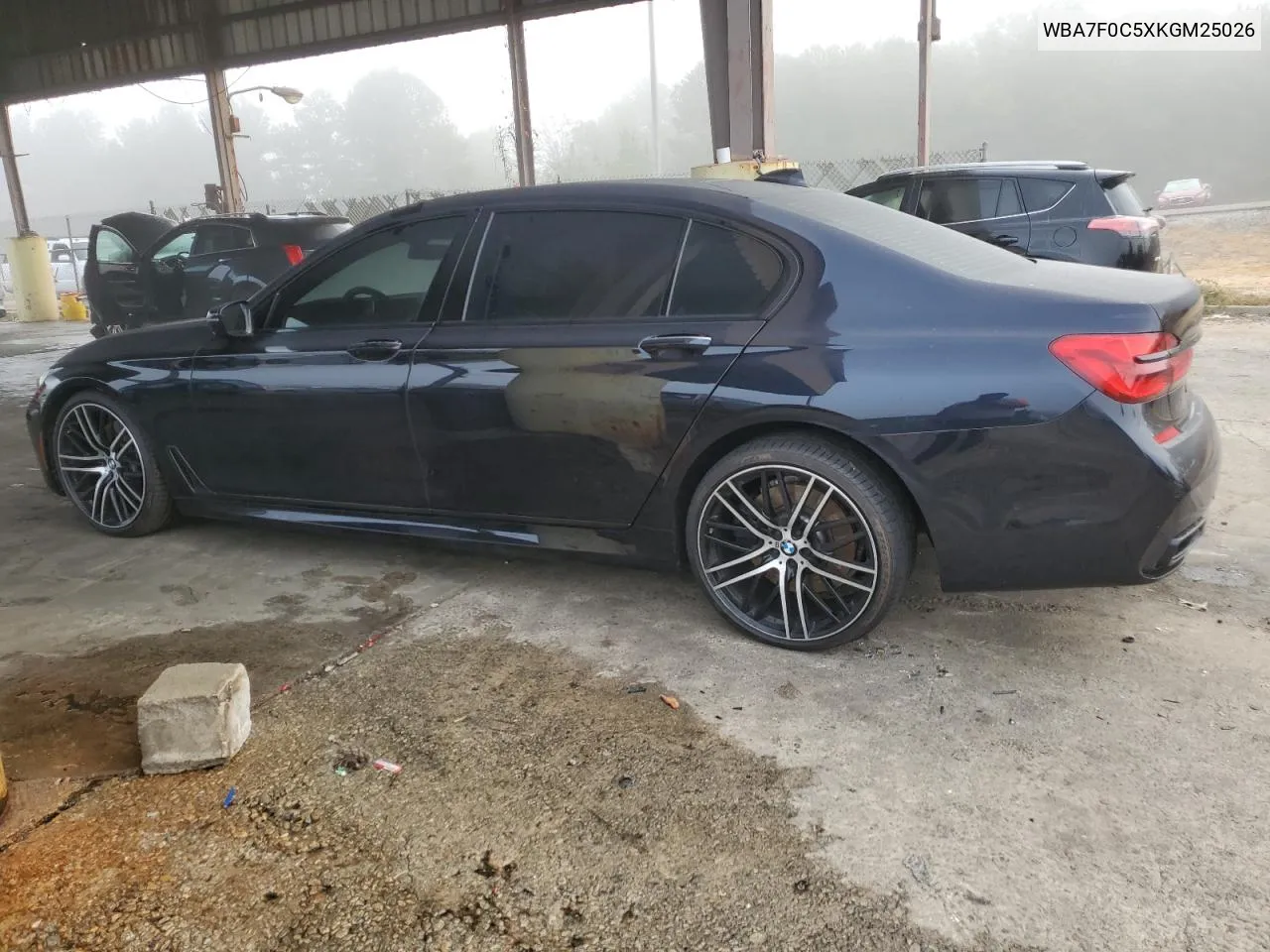 2019 BMW 750 I VIN: WBA7F0C5XKGM25026 Lot: 77500284