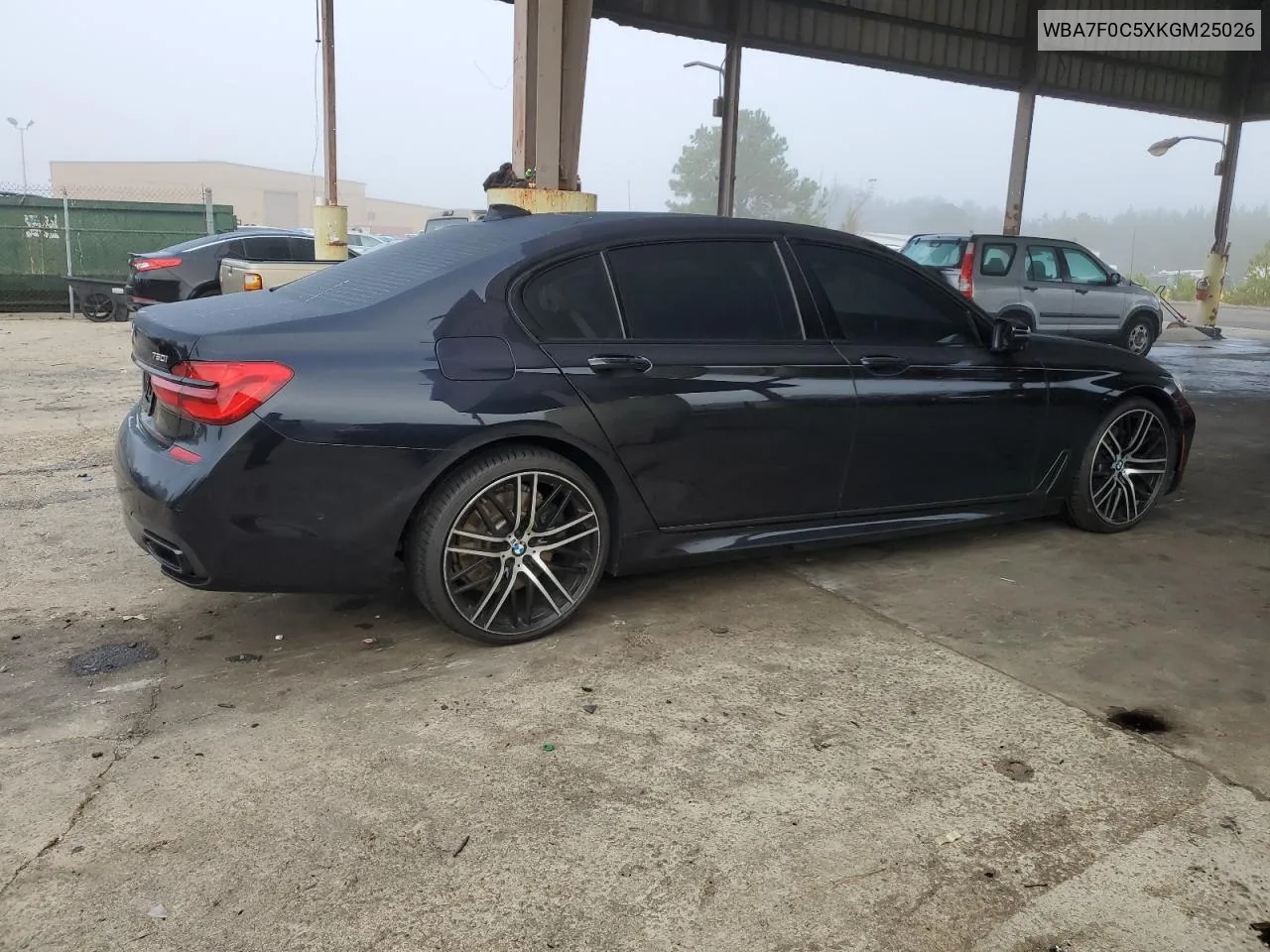 2019 BMW 750 I VIN: WBA7F0C5XKGM25026 Lot: 77500284