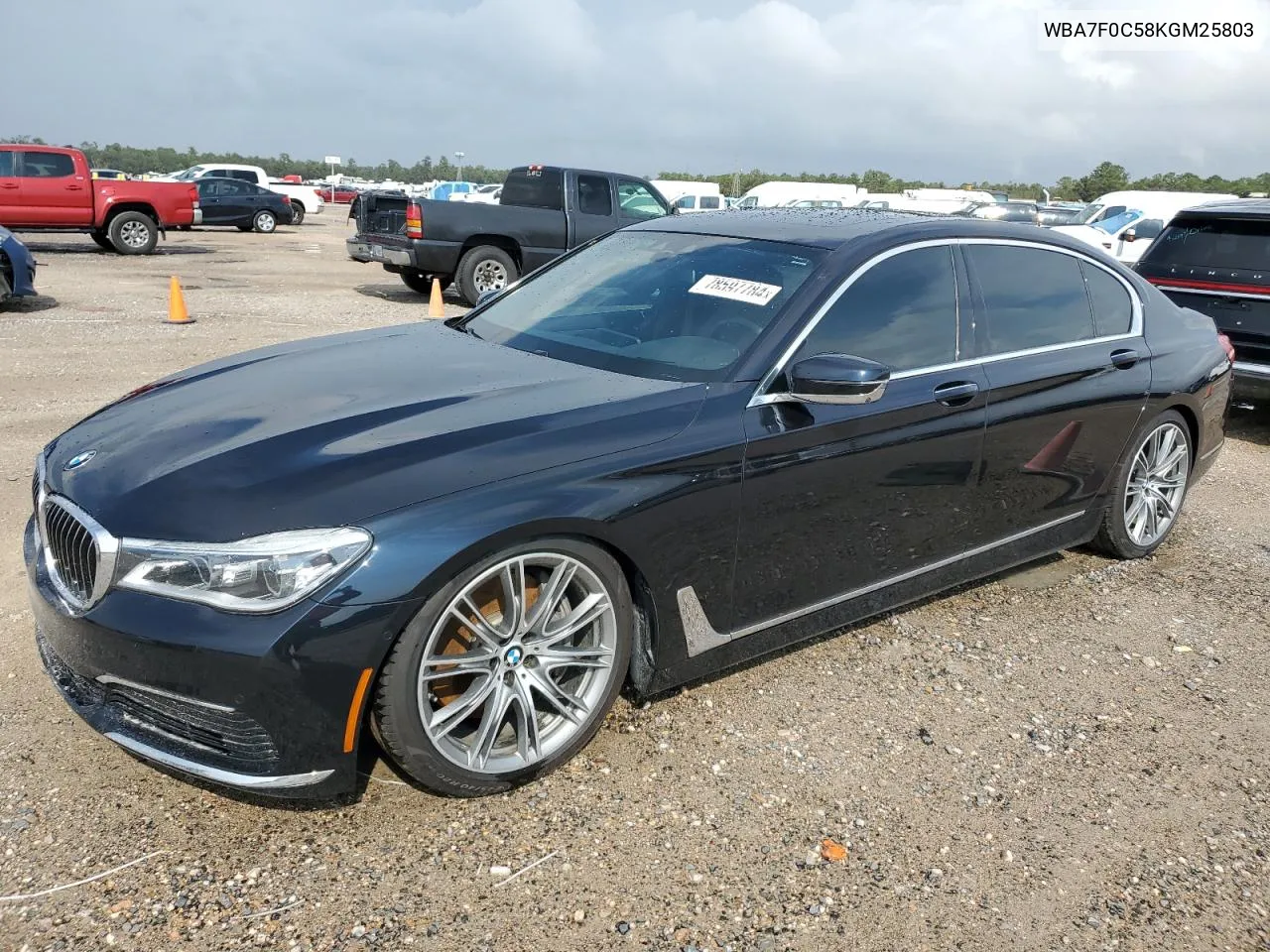 2019 BMW 750 I VIN: WBA7F0C58KGM25803 Lot: 78597784