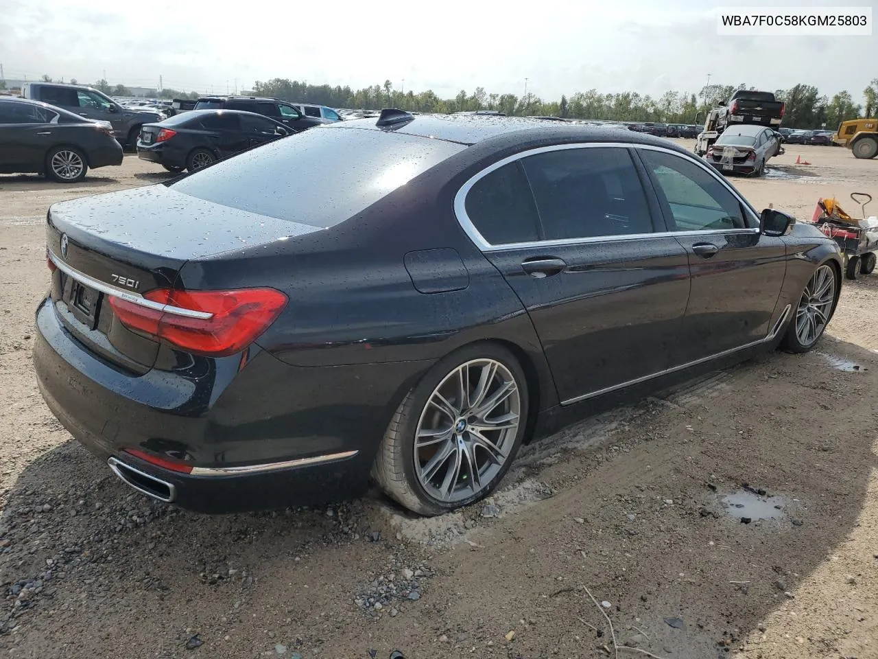 2019 BMW 750 I VIN: WBA7F0C58KGM25803 Lot: 78597784