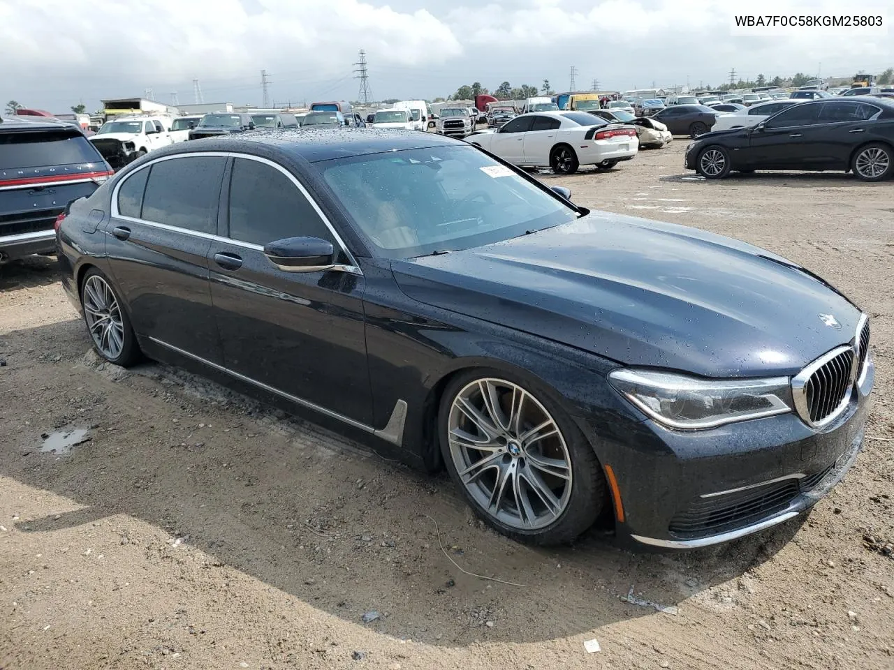 2019 BMW 750 I VIN: WBA7F0C58KGM25803 Lot: 78597784