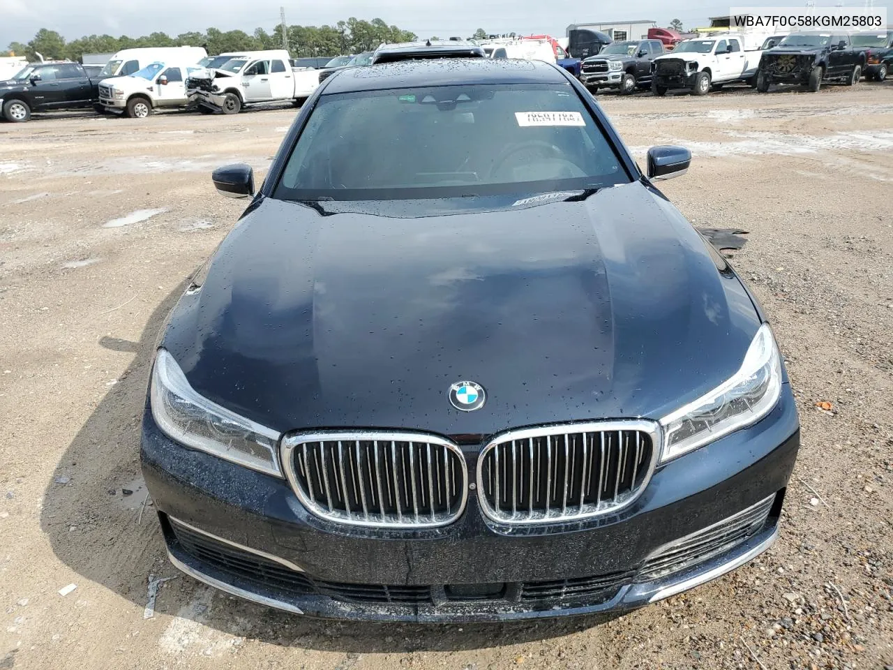 2019 BMW 750 I VIN: WBA7F0C58KGM25803 Lot: 78597784