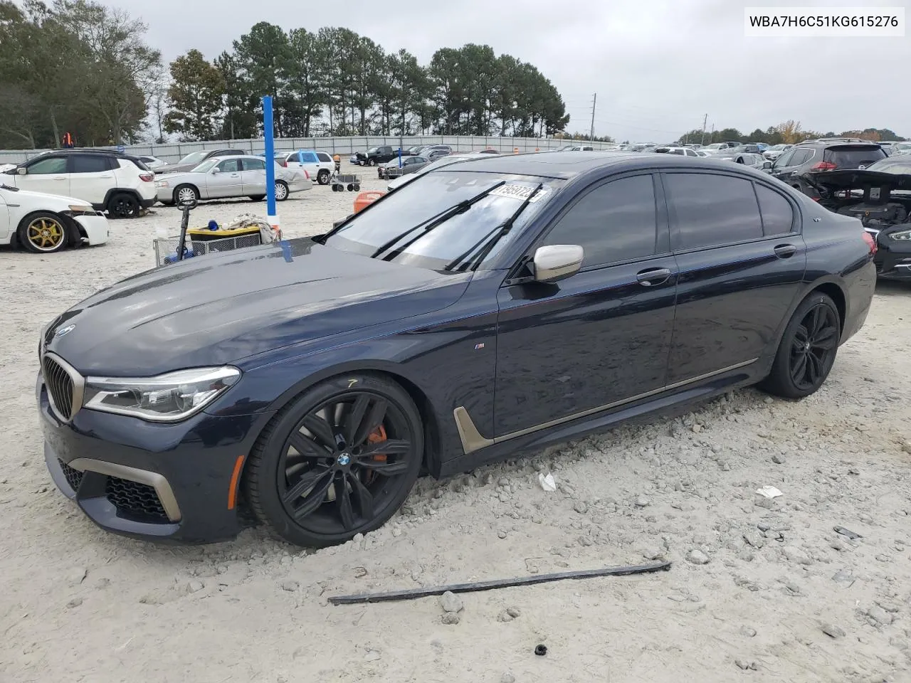 2019 BMW M760 Xi VIN: WBA7H6C51KG615276 Lot: 79597234