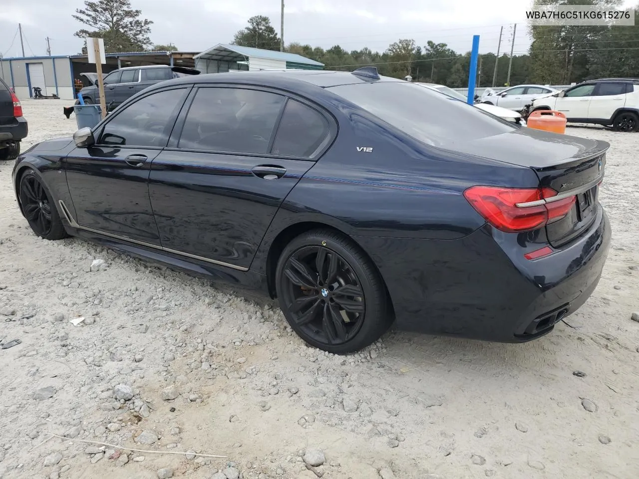 2019 BMW M760 Xi VIN: WBA7H6C51KG615276 Lot: 79597234