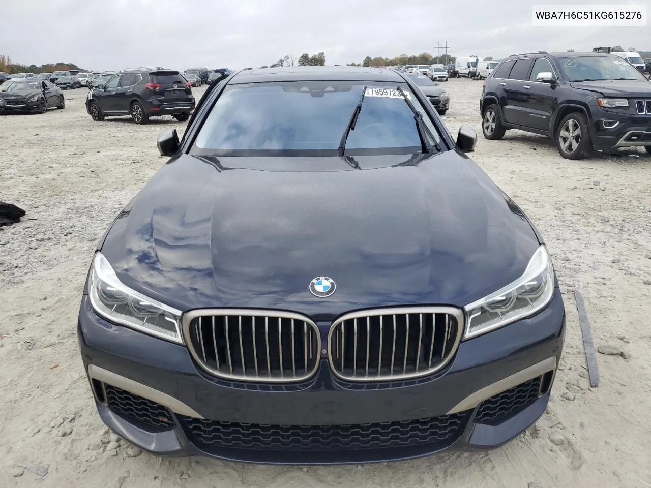 2019 BMW M760 Xi VIN: WBA7H6C51KG615276 Lot: 79597234