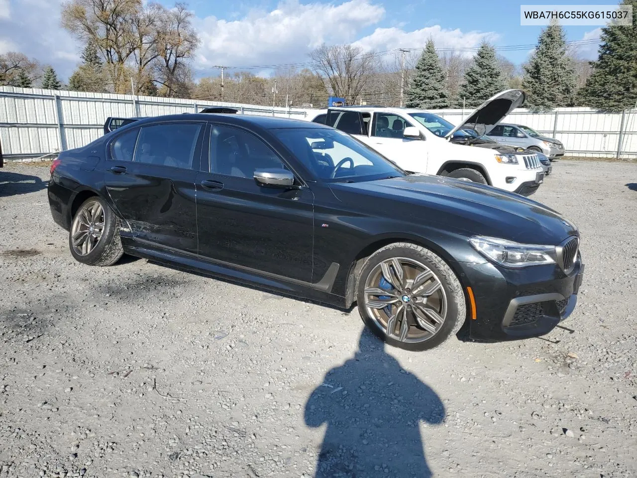 2019 BMW M760 Xi VIN: WBA7H6C55KG615037 Lot: 80218404