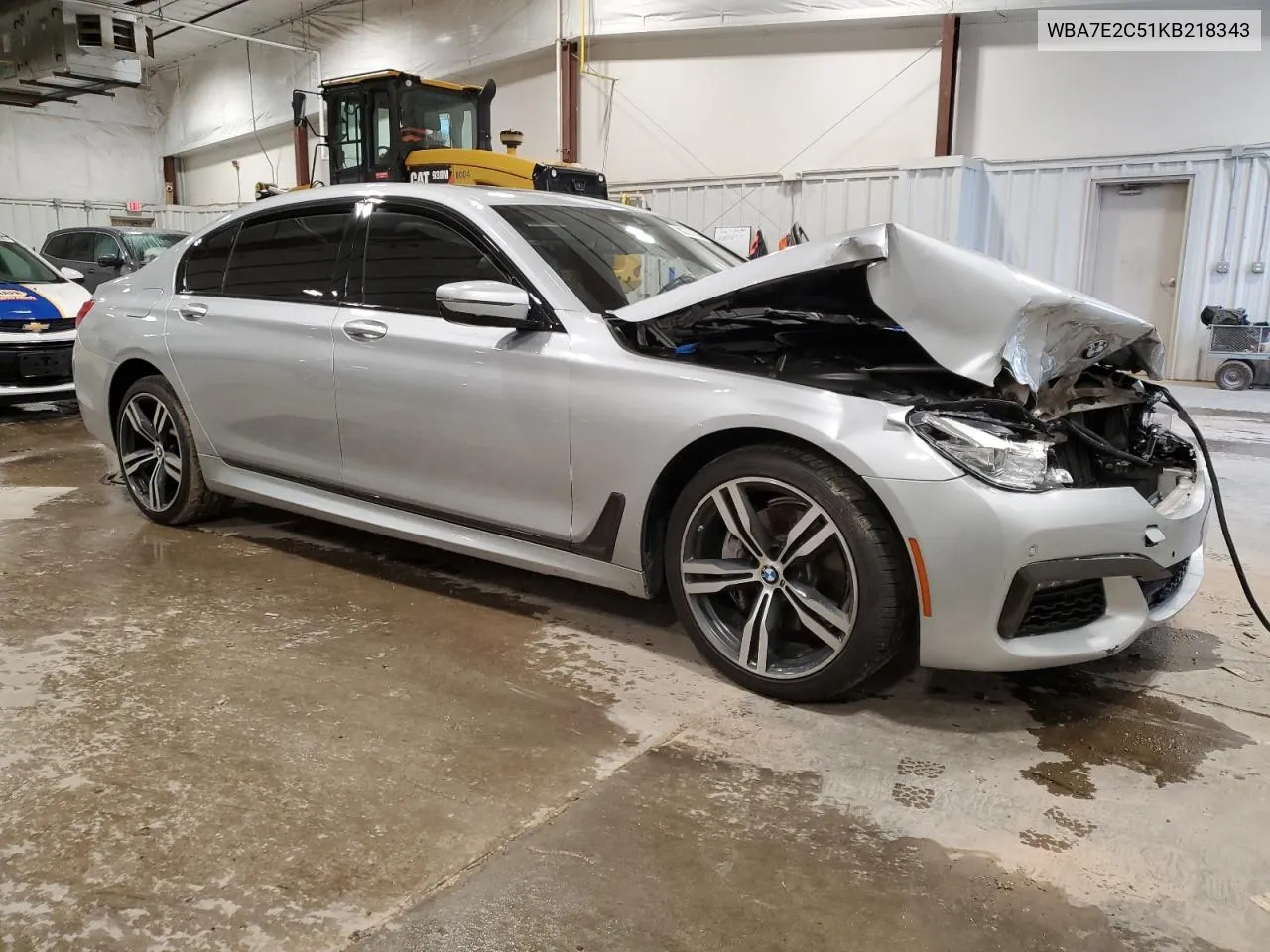 2019 BMW 740 I VIN: WBA7E2C51KB218343 Lot: 80353204