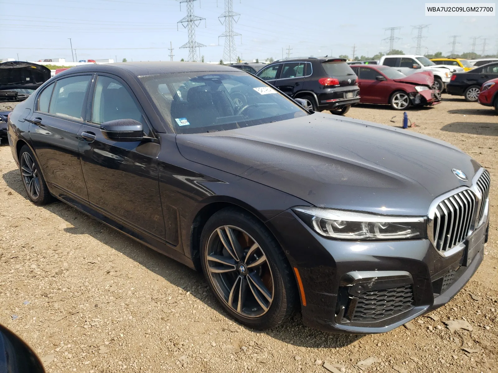 2020 BMW 750 Xi VIN: WBA7U2C09LGM27700 Lot: 64614954