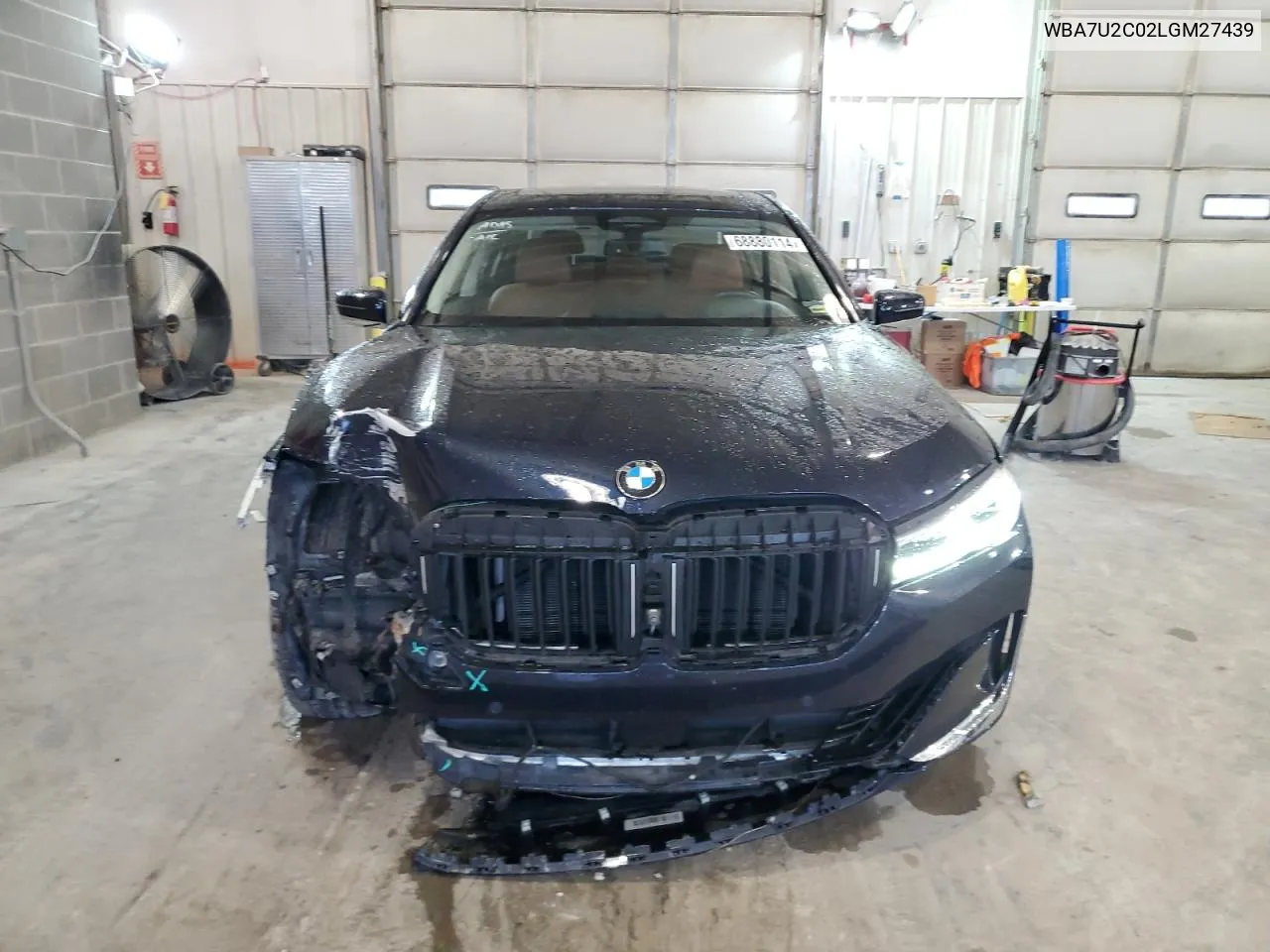 2020 BMW 750 Xi VIN: WBA7U2C02LGM27439 Lot: 68880114