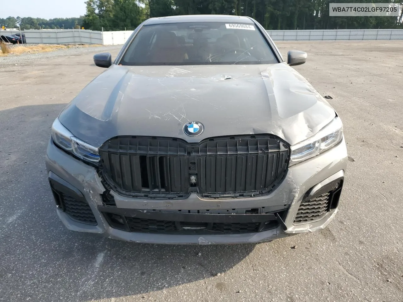 2020 BMW 740 Xi VIN: WBA7T4C02LGF97205 Lot: 69569084