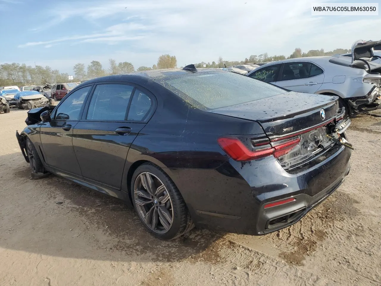 2020 BMW M760 Xi VIN: WBA7U6C05LBM63050 Lot: 71823944