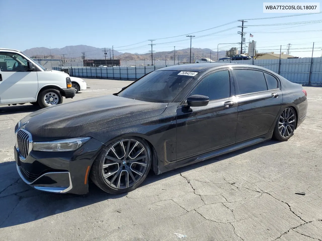 2020 BMW 740 I VIN: WBA7T2C05LGL18007 Lot: 75364314