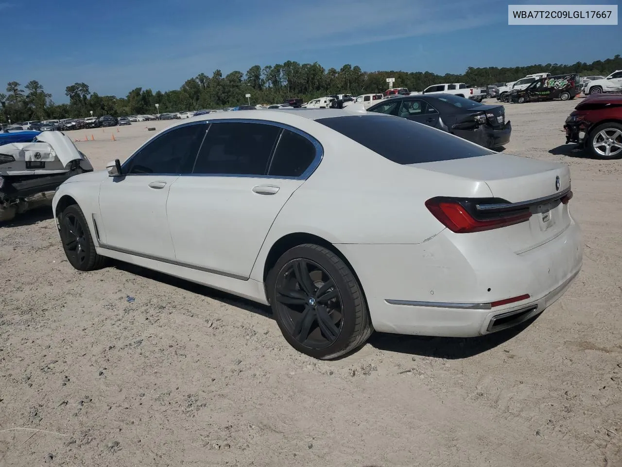 2020 BMW 740 I VIN: WBA7T2C09LGL17667 Lot: 75892104