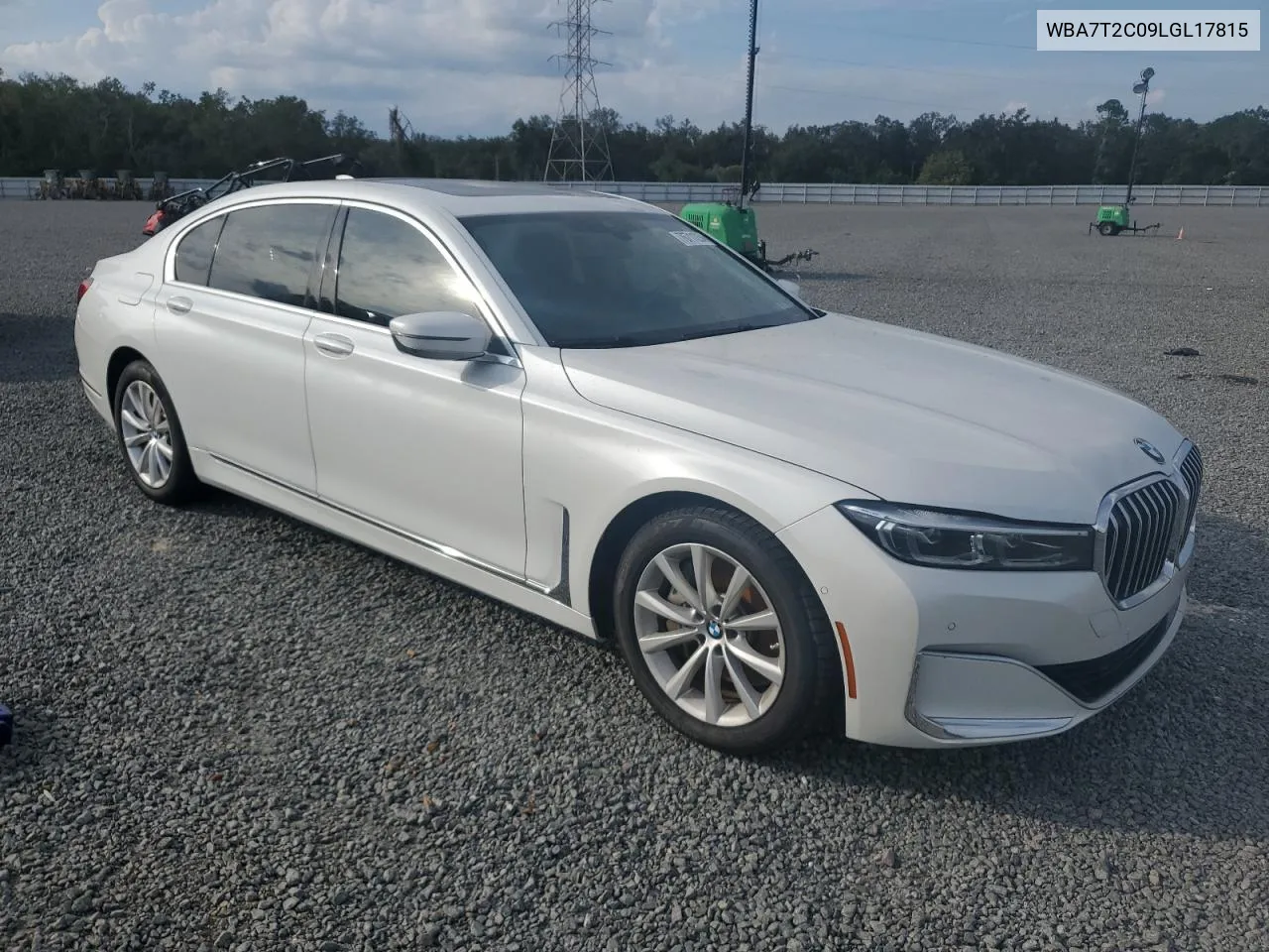 2020 BMW 740 I VIN: WBA7T2C09LGL17815 Lot: 76711254