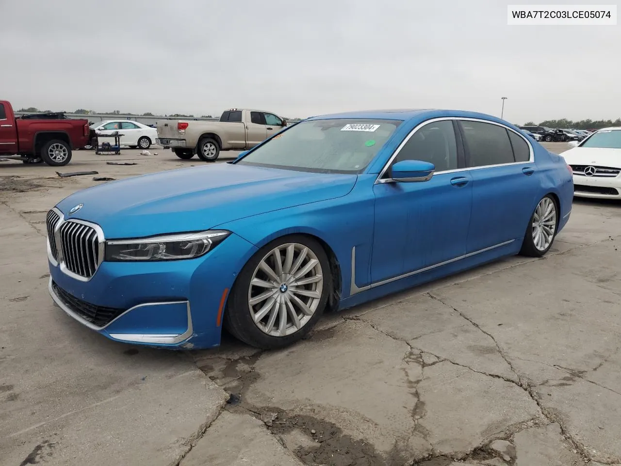 2020 BMW 740 I VIN: WBA7T2C03LCE05074 Lot: 79023304