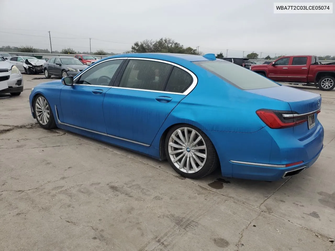 2020 BMW 740 I VIN: WBA7T2C03LCE05074 Lot: 79023304