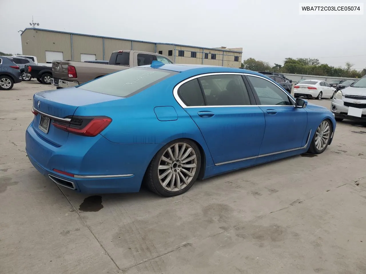 2020 BMW 740 I VIN: WBA7T2C03LCE05074 Lot: 79023304