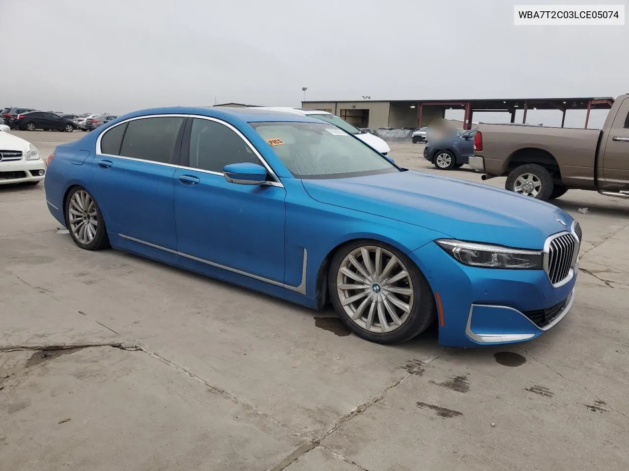 2020 BMW 740 I VIN: WBA7T2C03LCE05074 Lot: 79023304