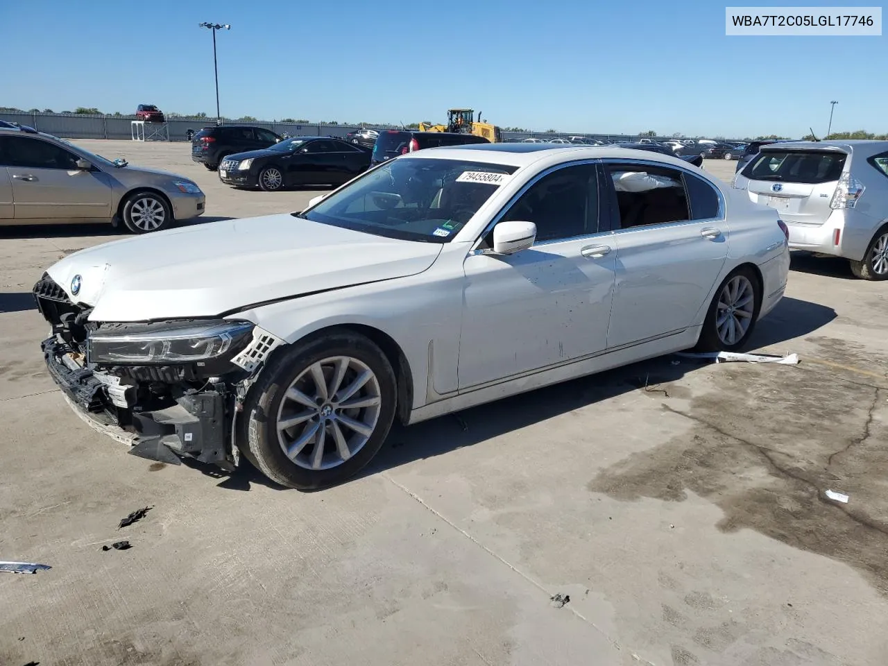 2020 BMW 740 I VIN: WBA7T2C05LGL17746 Lot: 79455804