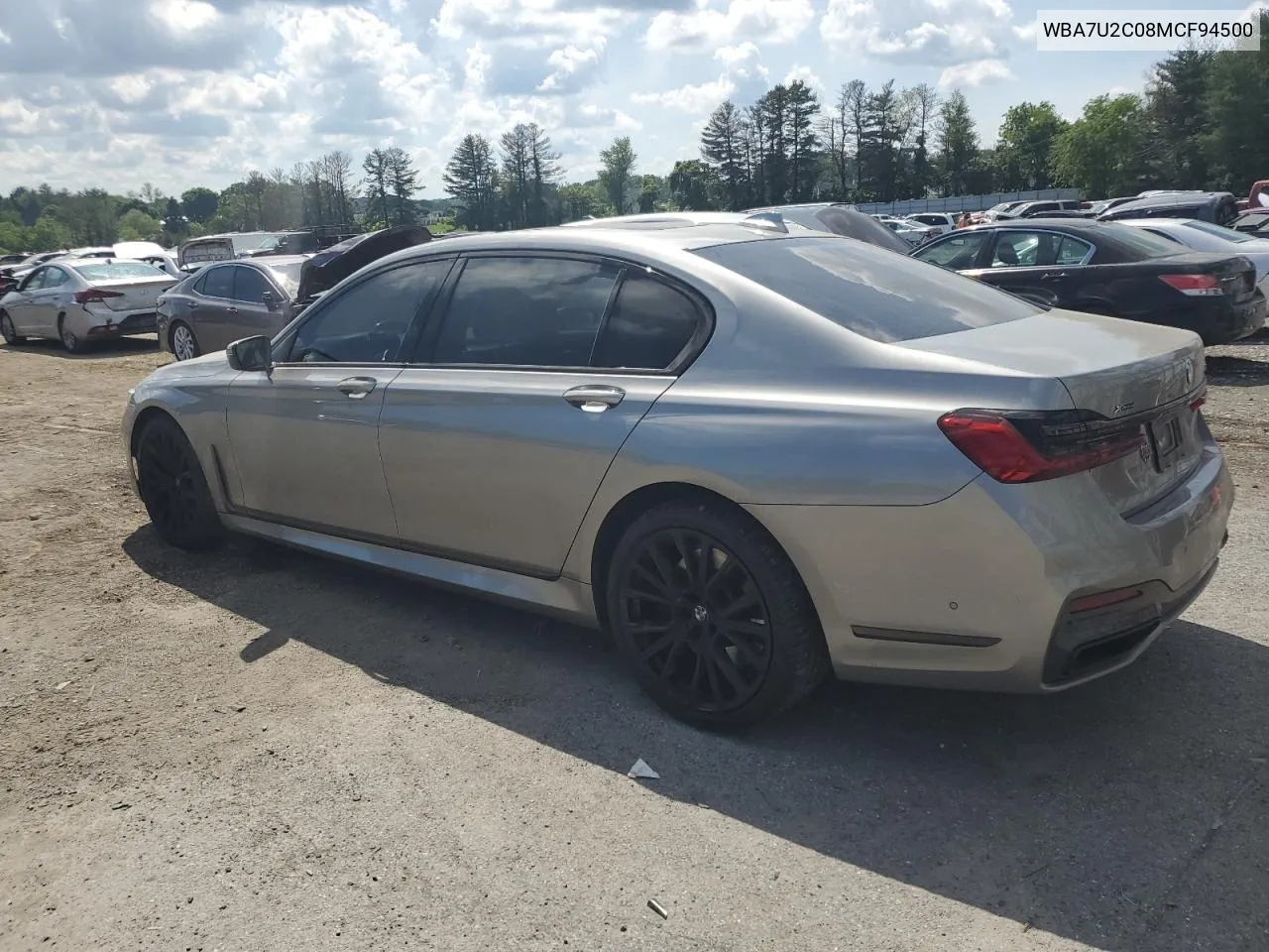 2021 BMW 750 Xi VIN: WBA7U2C08MCF94500 Lot: 55815324