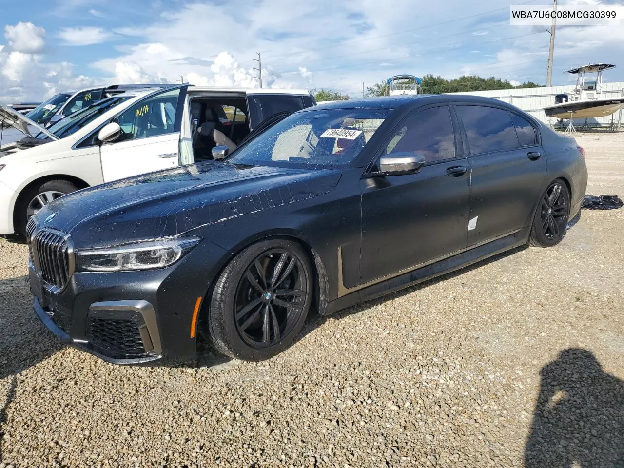 2021 BMW M760 Xi VIN: WBA7U6C08MCG30399 Lot: 73640954