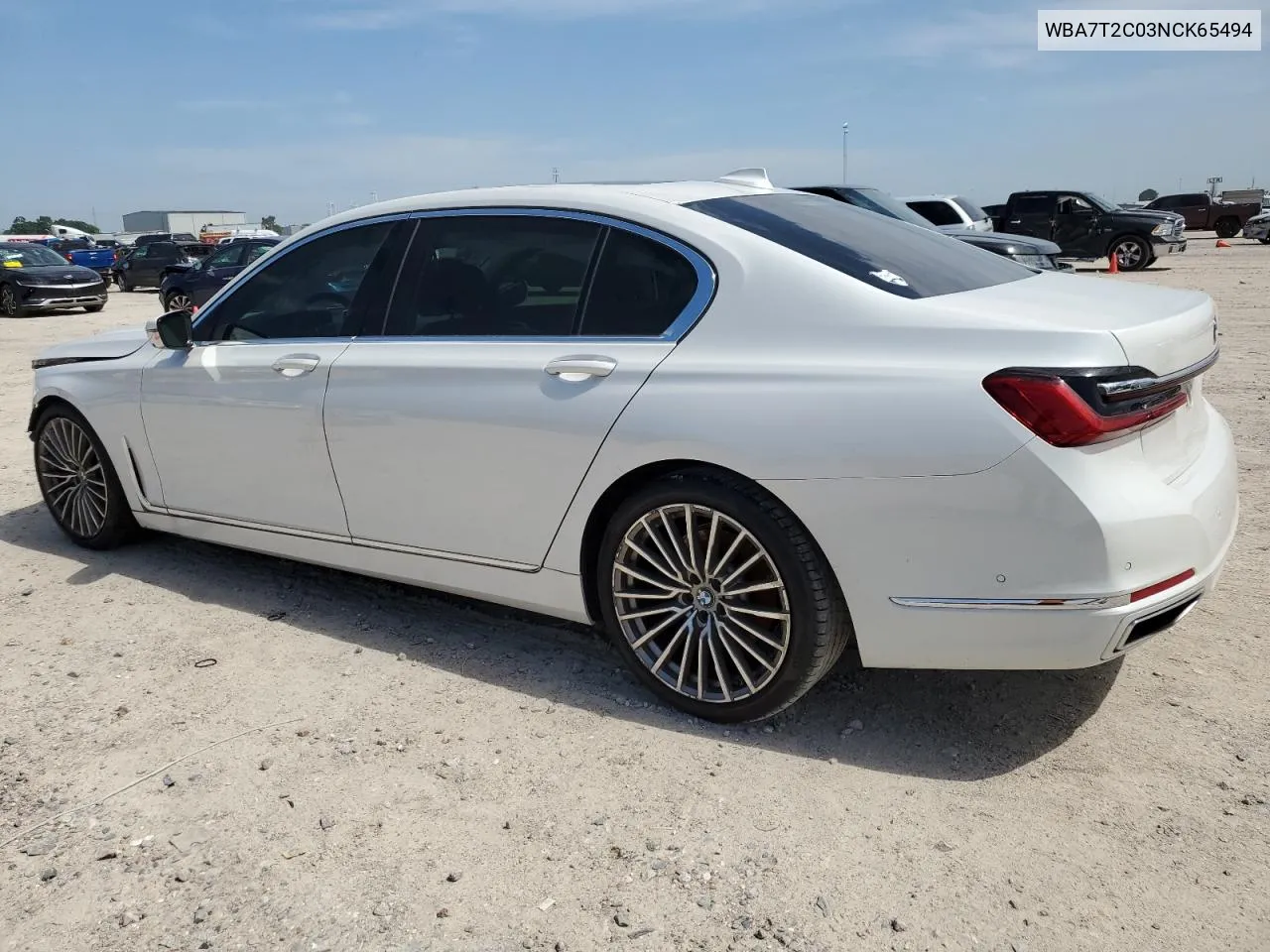 2022 BMW 740 I VIN: WBA7T2C03NCK65494 Lot: 54980384