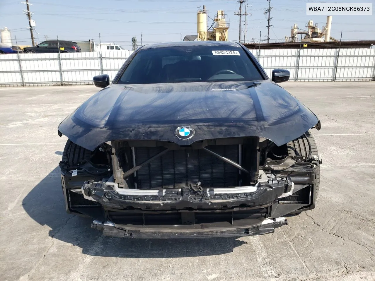 2022 BMW 740 I VIN: WBA7T2C08NCK86373 Lot: 56924224