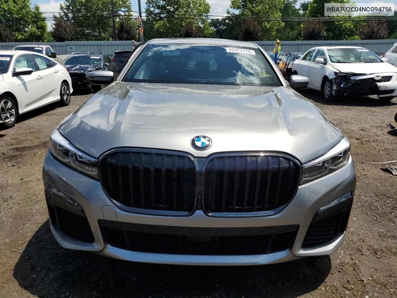 2022 BMW 750 Xi VIN: WBA7U2C04NCG94756 Lot: 62423174